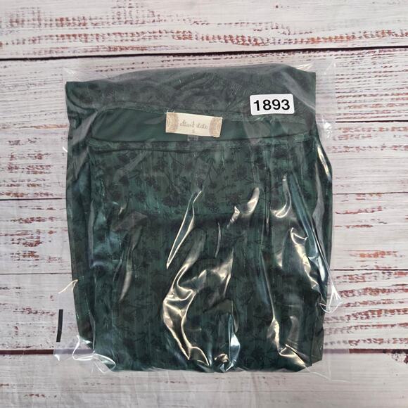 Altard State Green Fit & Flare Dress S Chiffon Ruffle Whimsy Forest Fairy NWT - Picture 16 of 16